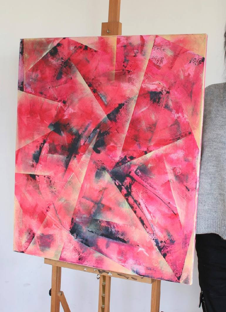 Original Abstract Expressionism Abstract Painting by Tetiana Maslyk