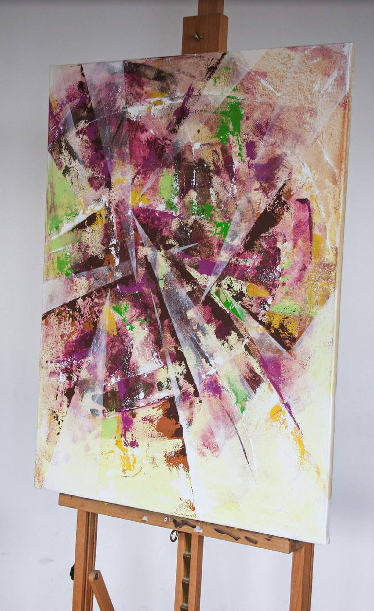 Original Abstract Expressionism Abstract Painting by Tetiana Maslyk
