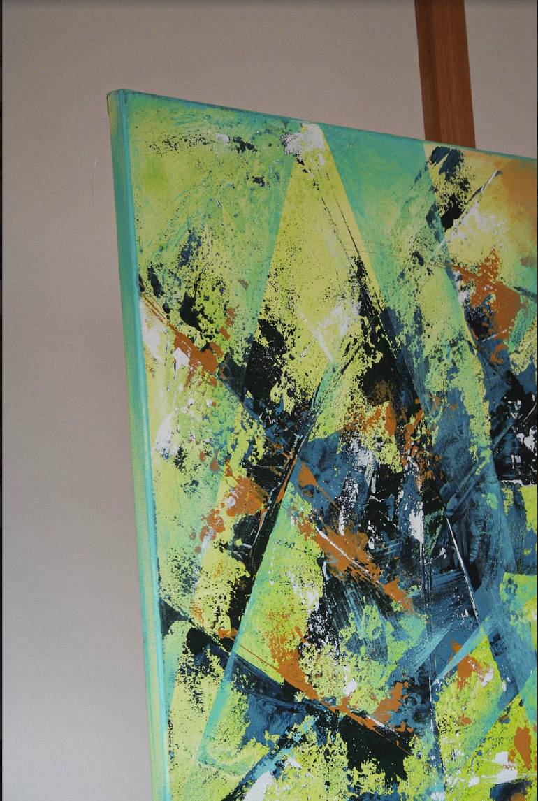 Original Abstract Expressionism Abstract Painting by Tetiana Maslyk