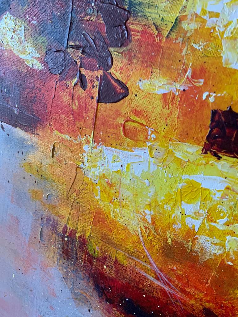 Original Abstract Expressionism Abstract Painting by Tetiana Maslyk