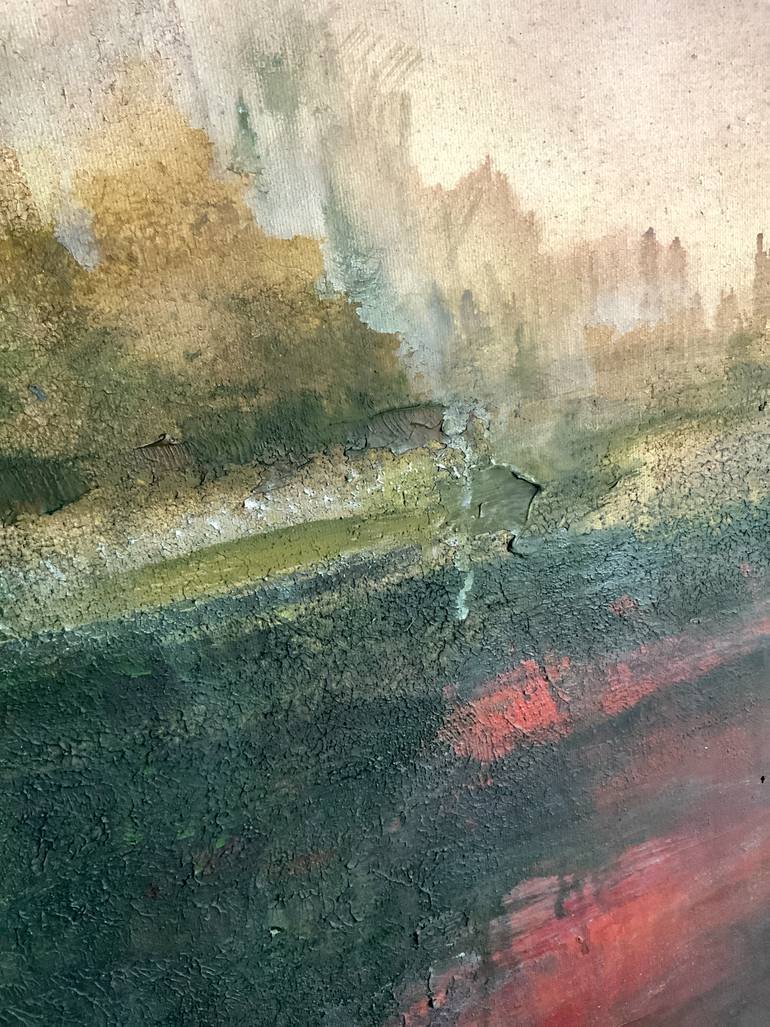 Original Abstract Expressionism Abstract Painting by Tetiana Maslyk
