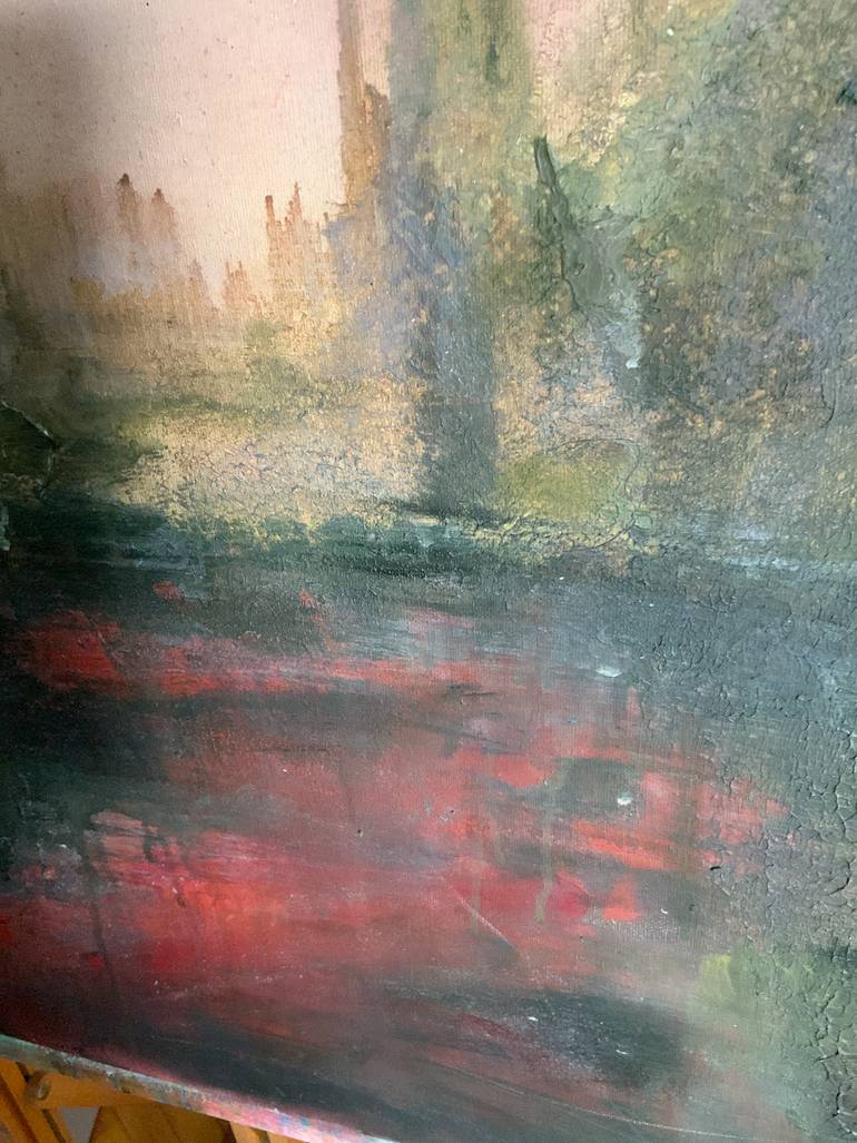 Original Abstract Expressionism Abstract Painting by Tetiana Maslyk