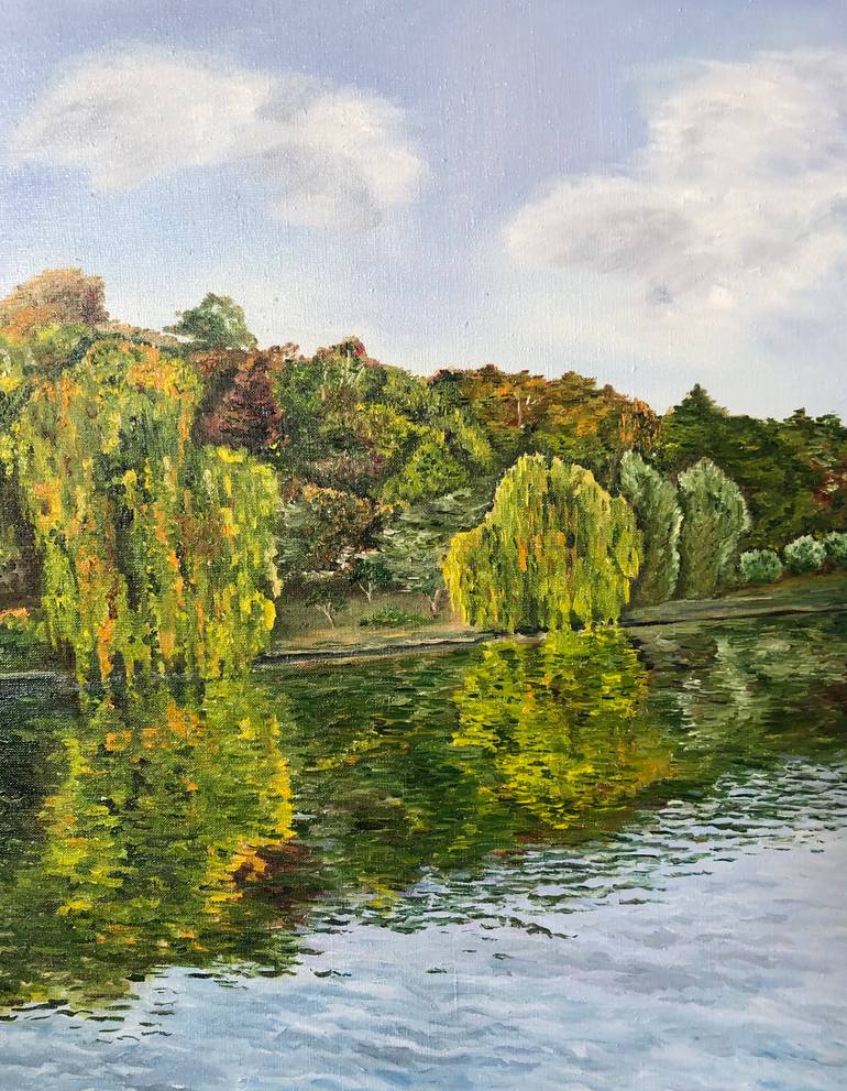 Original Impressionism Landscape Painting by Irina Khizhnyak