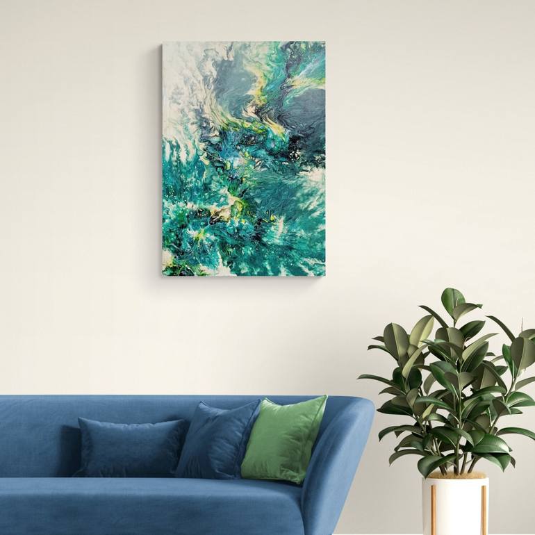 Original Abstract Painting by Art by Tatio