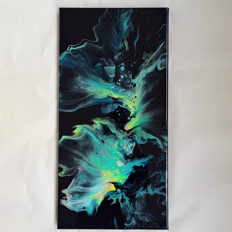 Original Art Deco Abstract Painting by Art by Tatio