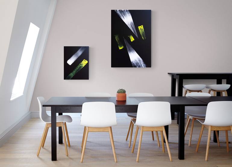 Original Abstract Geometric Painting by Art by Tatio