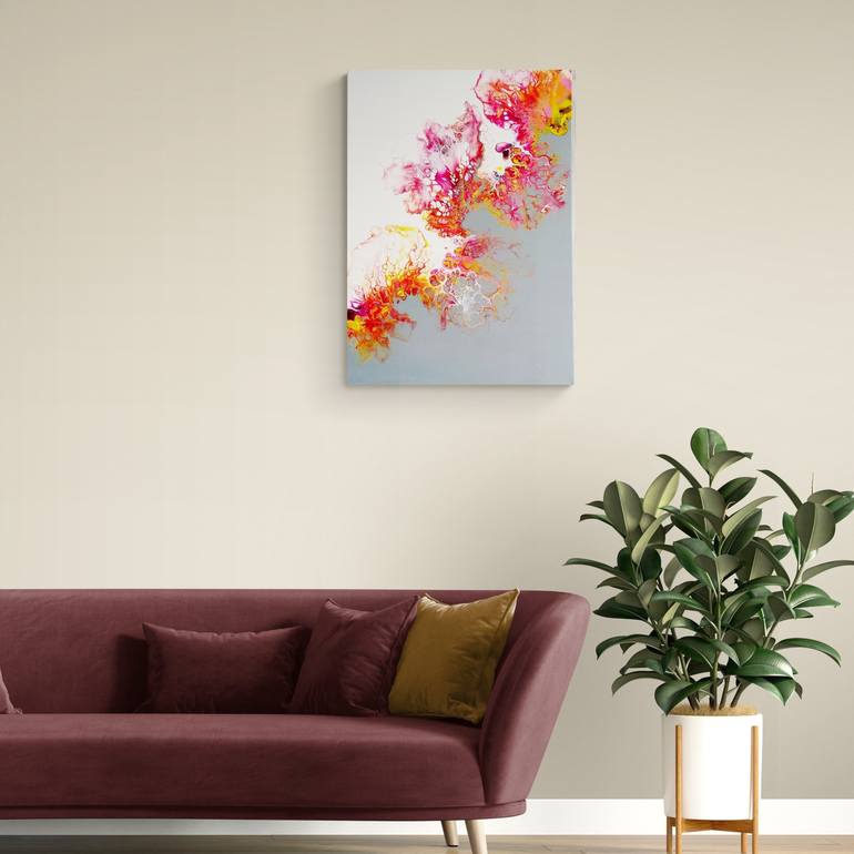 Original Abstract Expressionism Abstract Painting by Art by Tatio