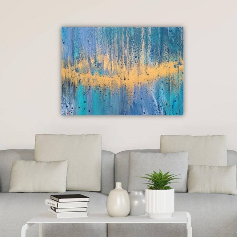 Original Abstract Expressionism Abstract Painting by Art by Tatio