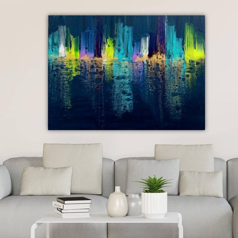 Original Abstract Painting by Art by Tatio