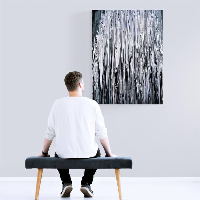 Original Abstract Expressionism Abstract Painting by Art by Tatio