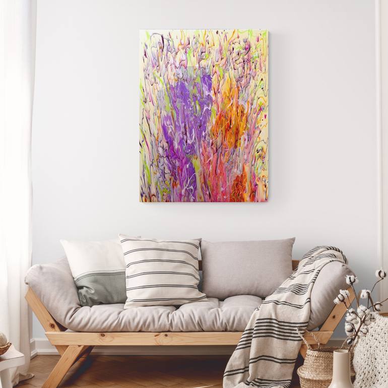 Original Abstract Expressionism Abstract Painting by Art By Tatio