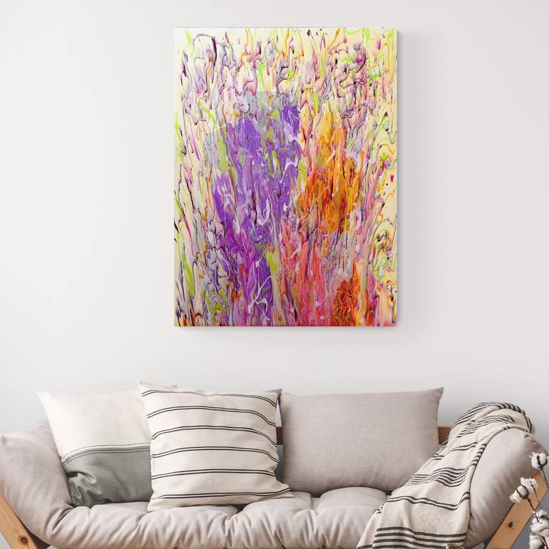 Original Abstract Expressionism Abstract Painting by Art By Tatio