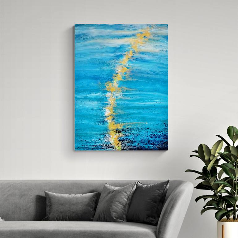 Original Abstract Expressionism Abstract Painting by Art By Tatio
