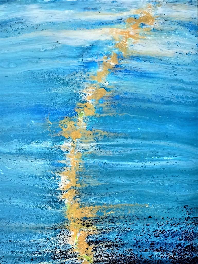 Original Abstract Expressionism Abstract Painting by Art By Tatio