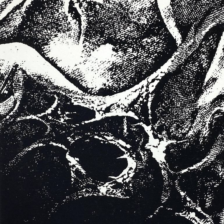 Original Abstract Printmaking by Ekaterina Adelskaya