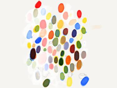Original Abstract Expressionism Abstract Digital by Tan-Chieh Lu