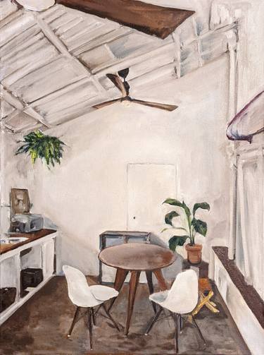 Print of Interiors Paintings by Tan-chieh Lu