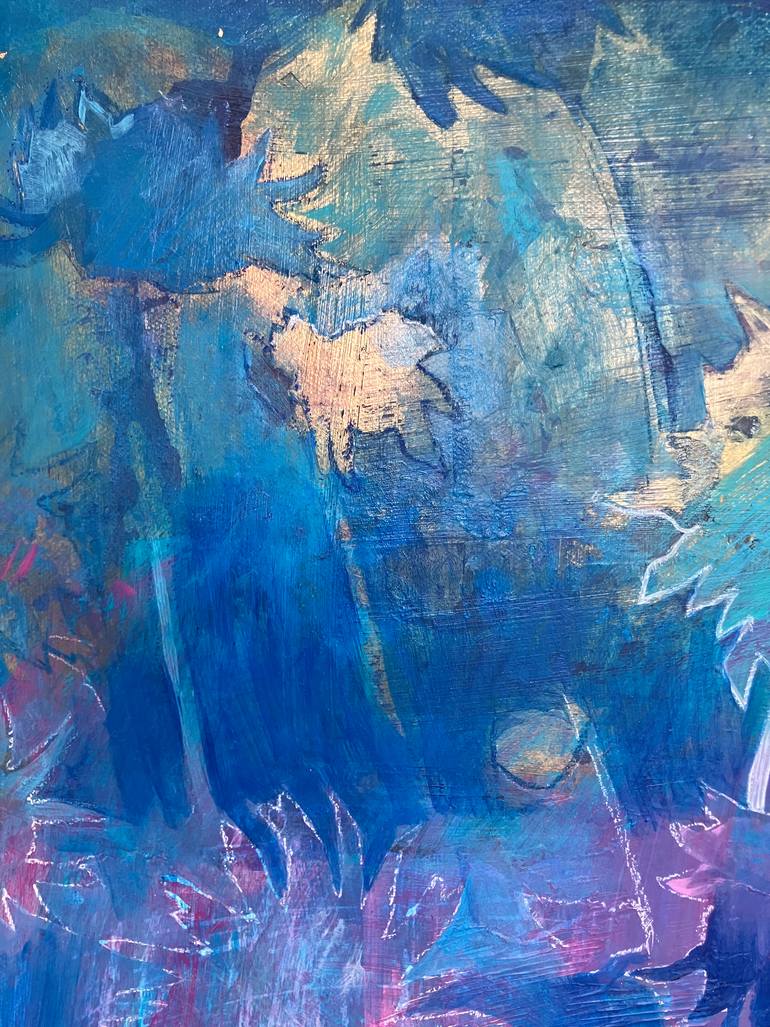 Original Abstract Expressionism Abstract Painting by Kandace Manning Mcmartin