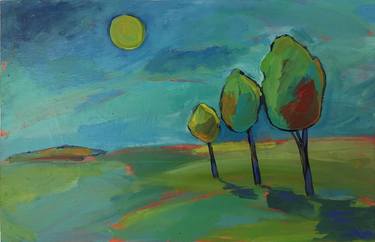 Original Expressionism Landscape Paintings by Kandace Manning