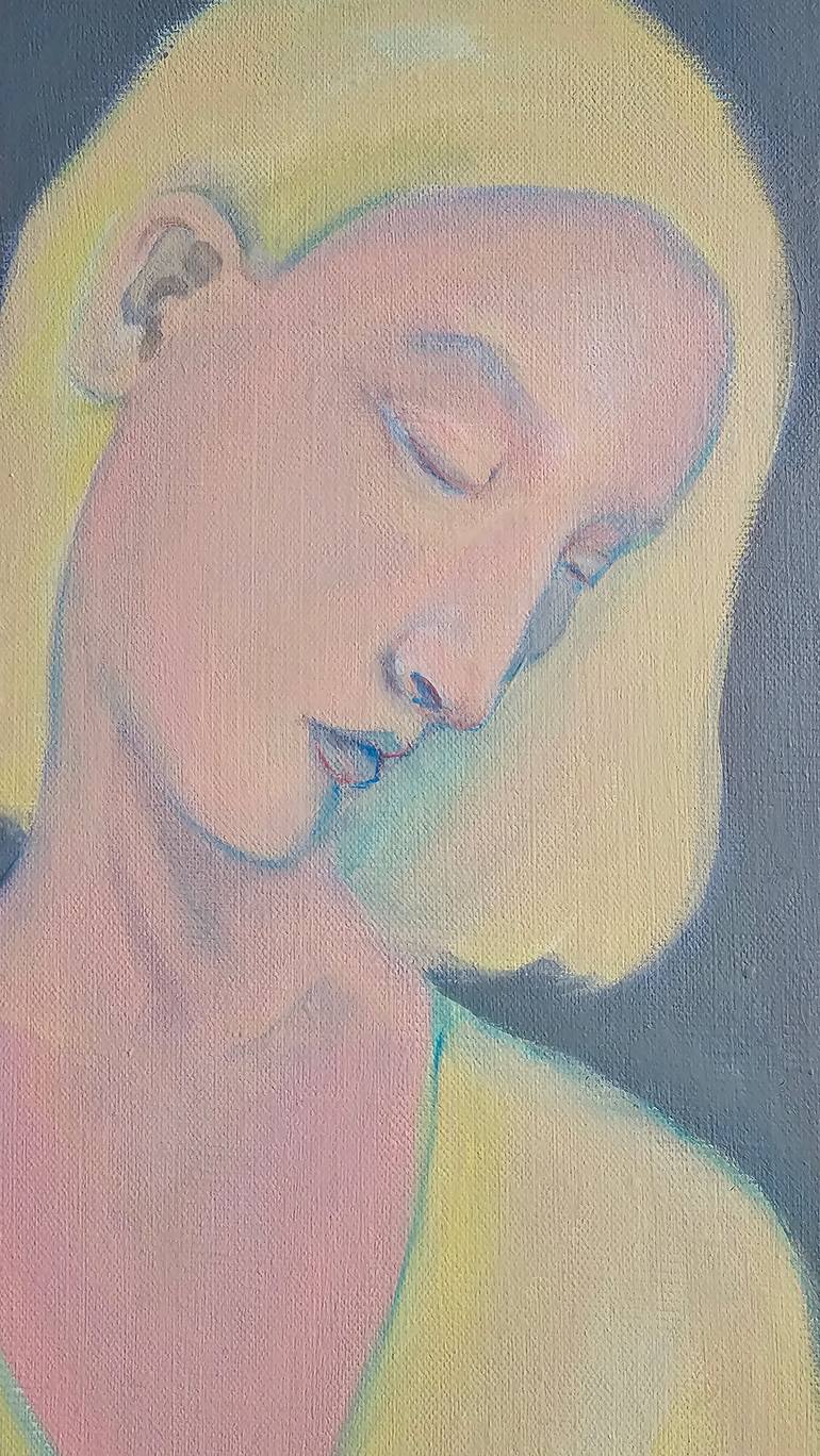 Original Figurative Women Painting by Ksenia June