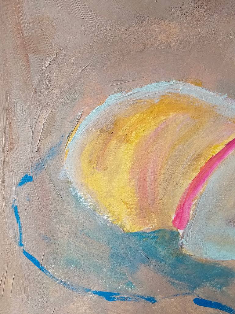 Original Figurative Dogs Painting by Ksenia June
