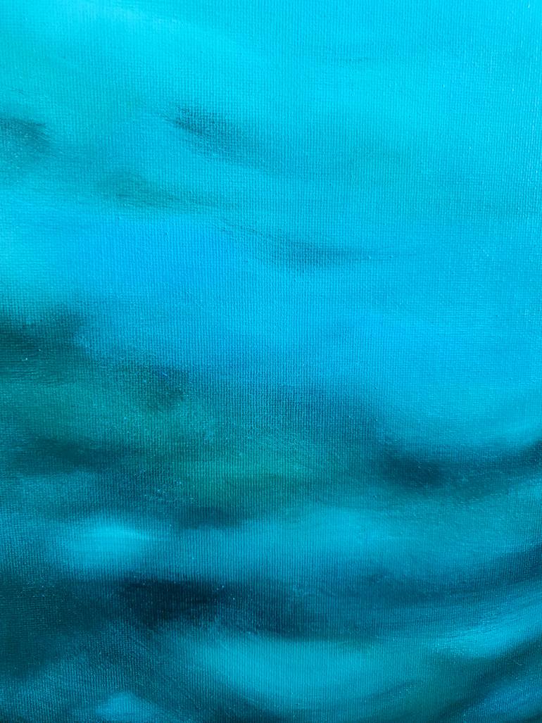Original Abstract Water Painting by Ksenia June