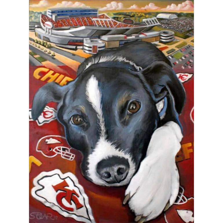 Original Abstract Expressionism Animal Painting by Cornelius Keagon