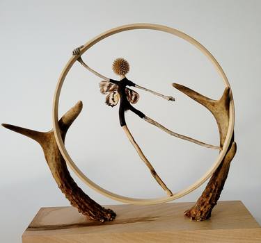 Original Conceptual Fantasy Sculpture by Sandra Veillette