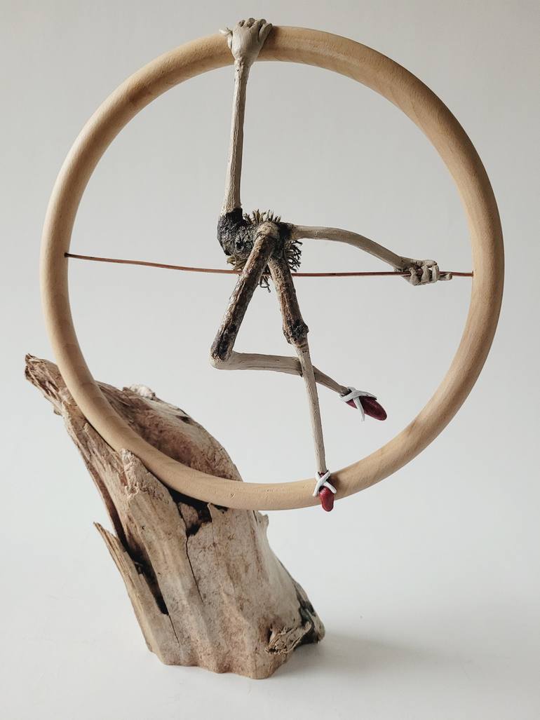 Original Contemporary Performing Arts Sculpture by Sandra Veillette