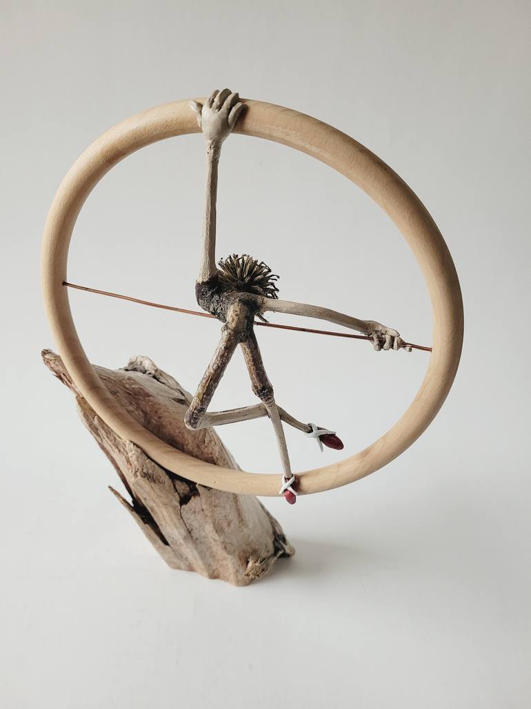 Original Contemporary Performing Arts Sculpture by Sandra Veillette