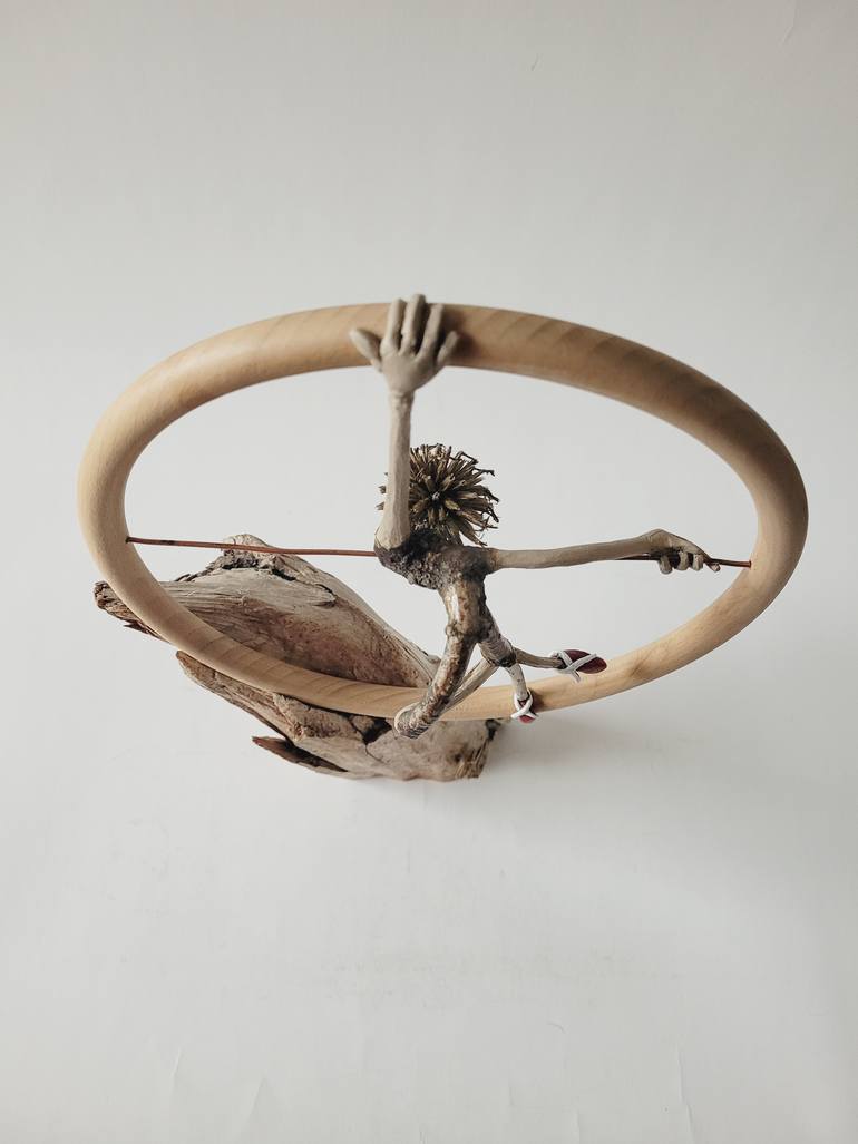 Original Contemporary Performing Arts Sculpture by Sandra Veillette