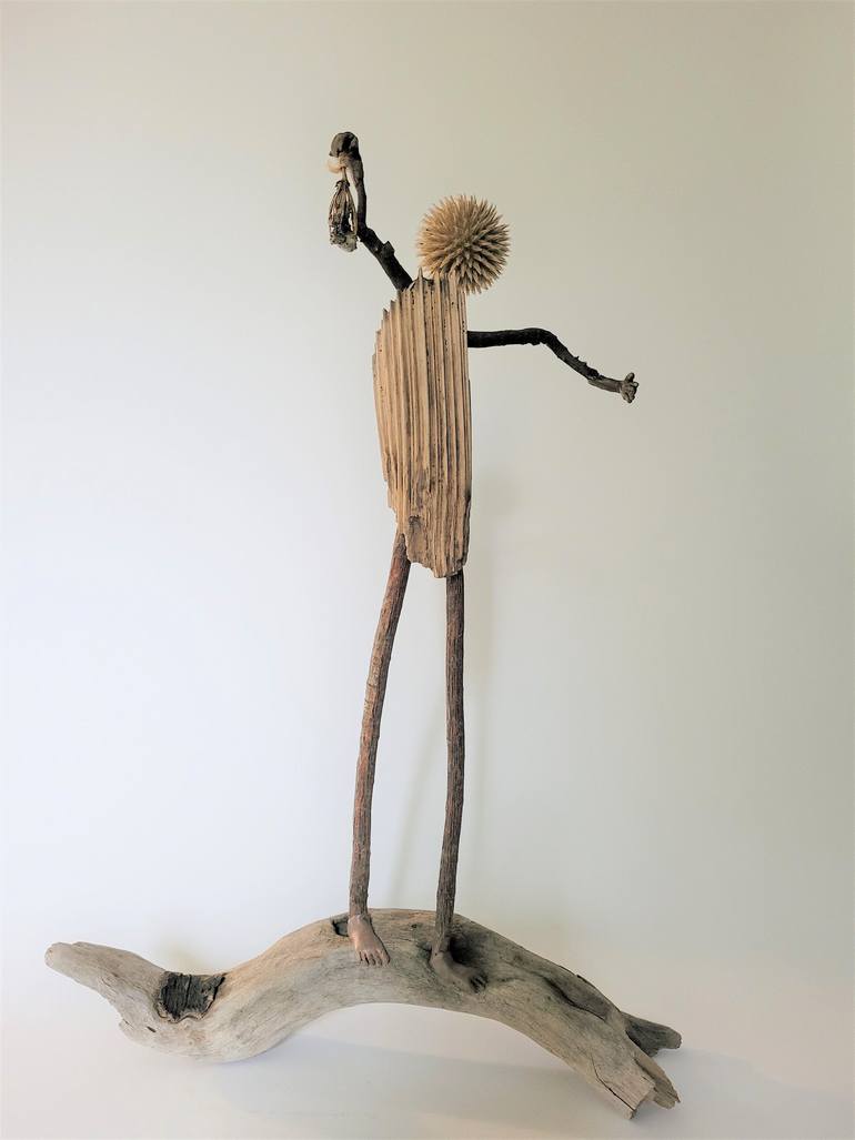 Original Fine Art Men Sculpture by Sandra Veillette