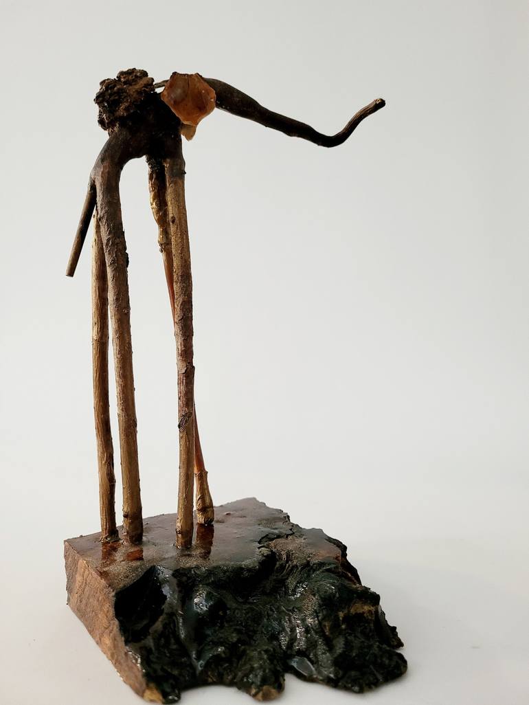 Original Figurative Animal Sculpture by Sandra Veillette