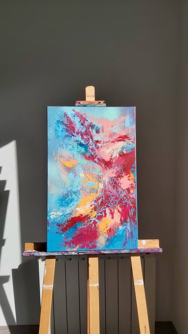 Original Abstract Painting by Hélène Zenatti