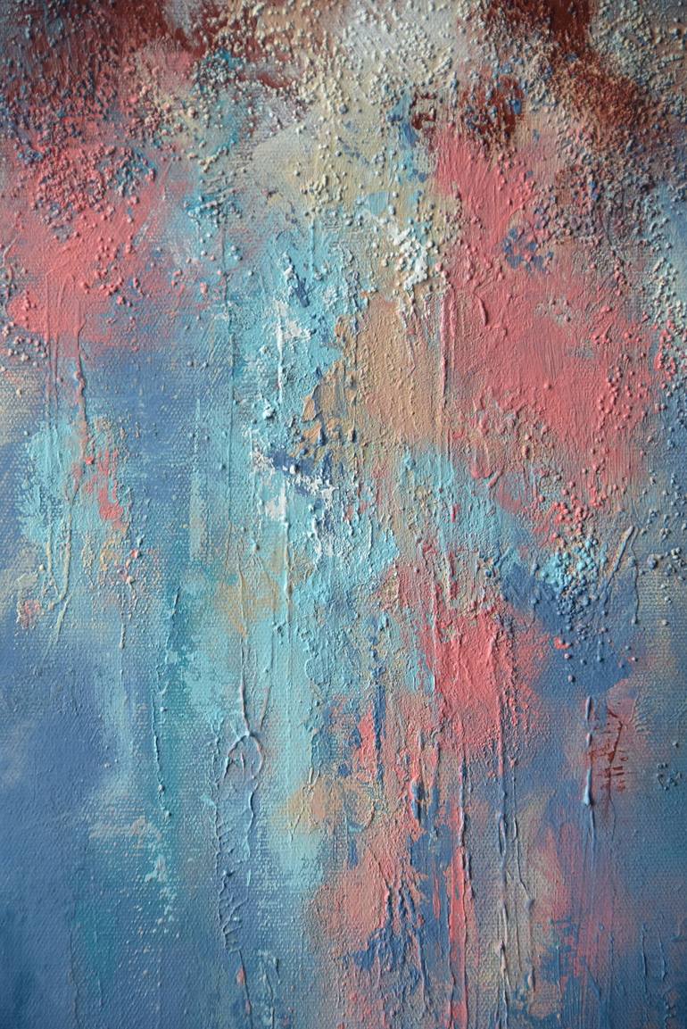 Original Abstract Expressionism Abstract Painting by Hélène Zenatti