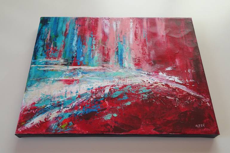 Original Abstract Painting by Hélène Zenatti