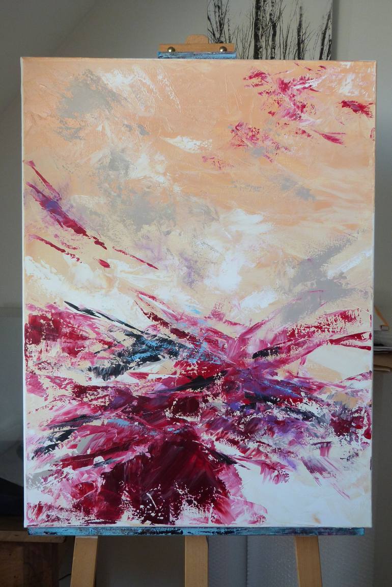 Original Abstract Painting by Hélène Zenatti