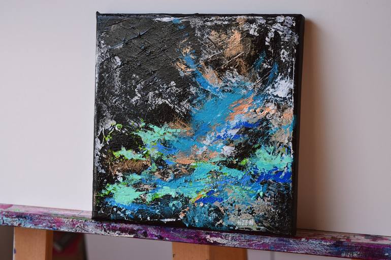 Original Abstract Painting by Hélène Zenatti