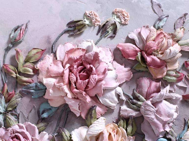 Original Realism Floral Painting by Evgenia Ermilova