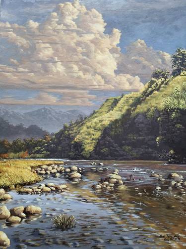 Original Realism Landscape Painting by julboi torculas