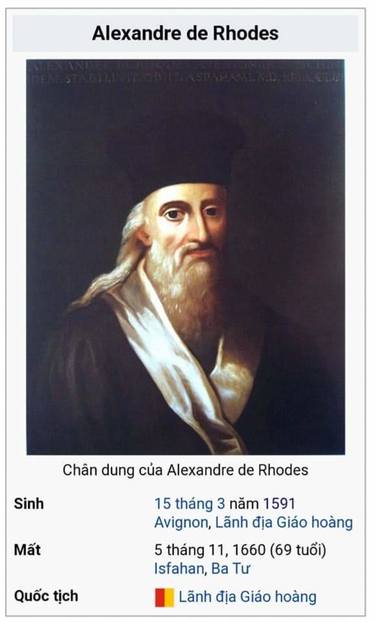 Portrait Alexendre de Rhodes thumb