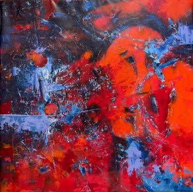 Original Abstract Expressionism Abstract Paintings by Milna Sajee