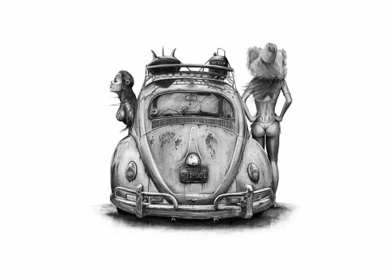 Love Bug Drawing by James Fryer | Saatchi Art