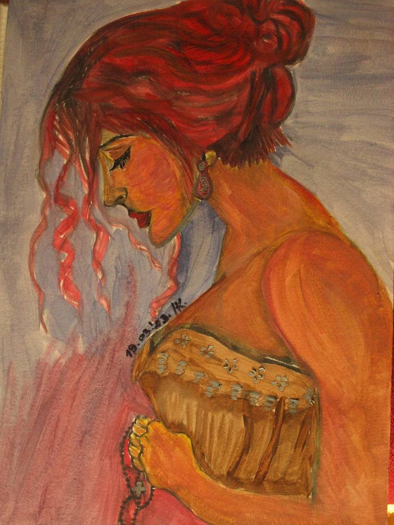 Original Women Painting by Ivana Kolenc
