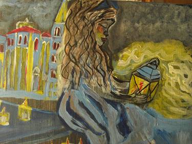 light,stdonatus,monastery,church,zadar, girl,night, oilpaints, thumb