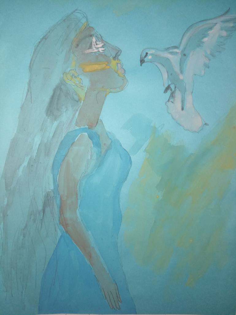 Original Fantasy Painting by Ivana Kolenc