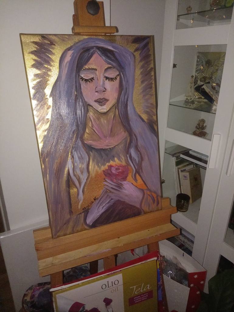 Original Religious Painting by Ivana Kolenc