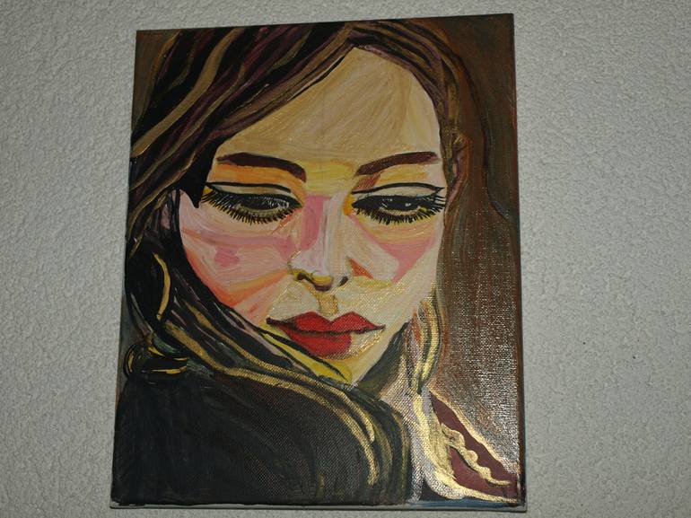 Original Portraiture Women Painting by Ivana Kolenc