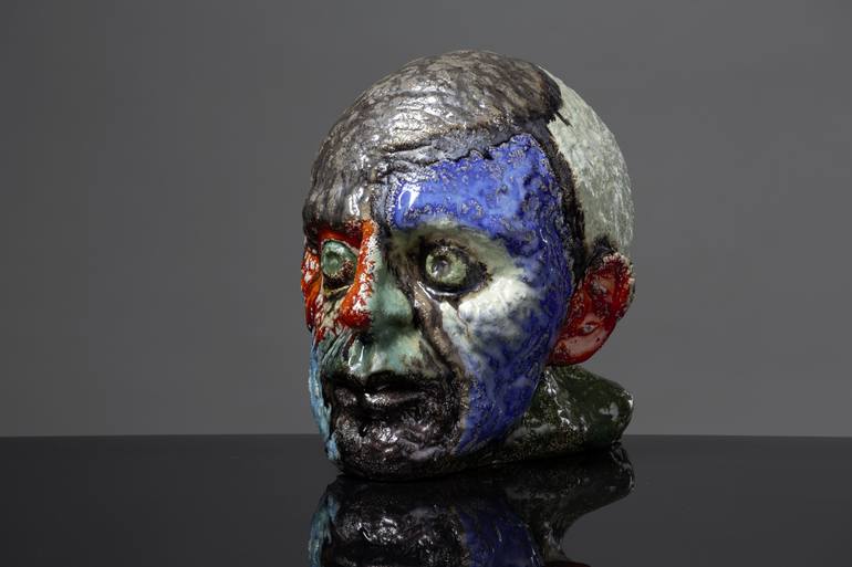 Original Abstract Portrait Sculpture by Promotion Gallery