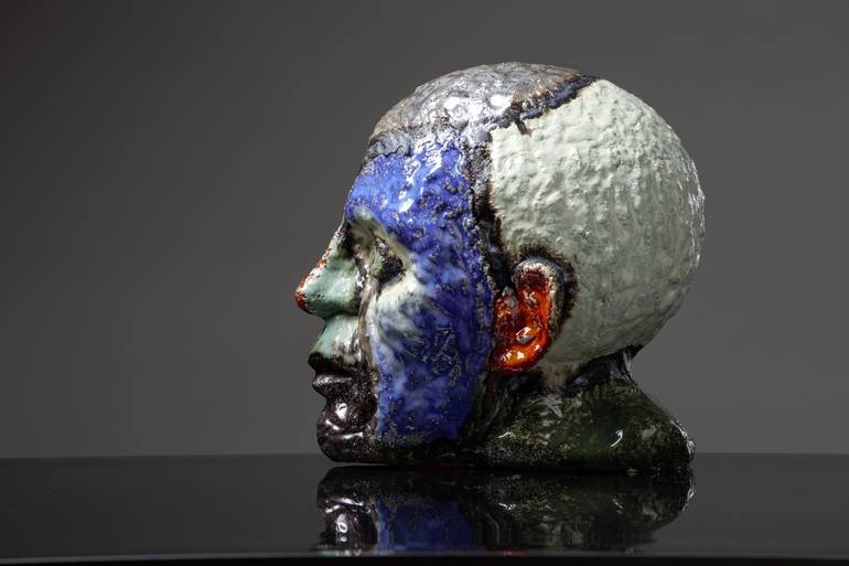 Original Abstract Portrait Sculpture by Promotion Gallery